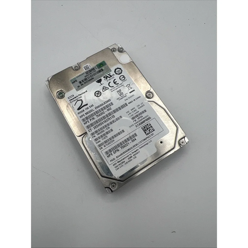 HP EH0450JEDHD / 759202-002 450GB 15K 12G‎ 2.5